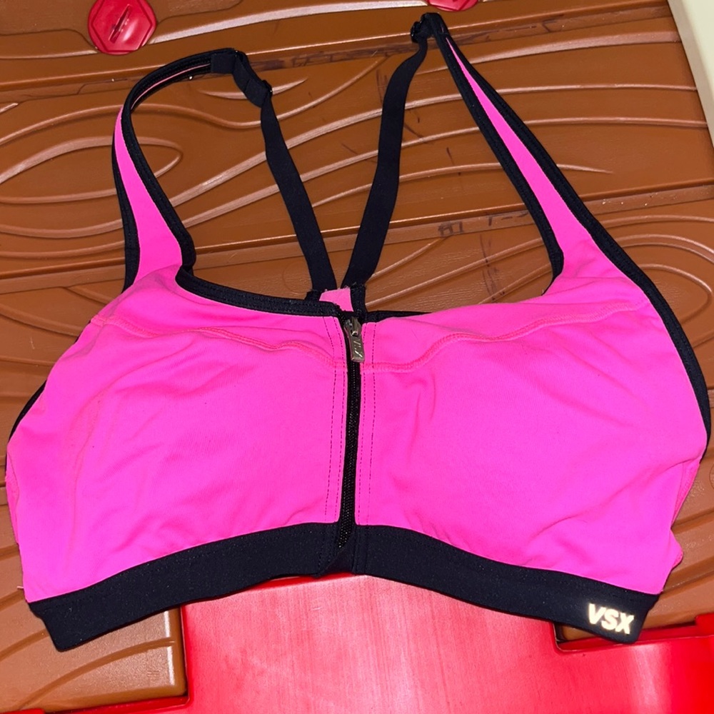 VSX Victoria secret zip sport bra
